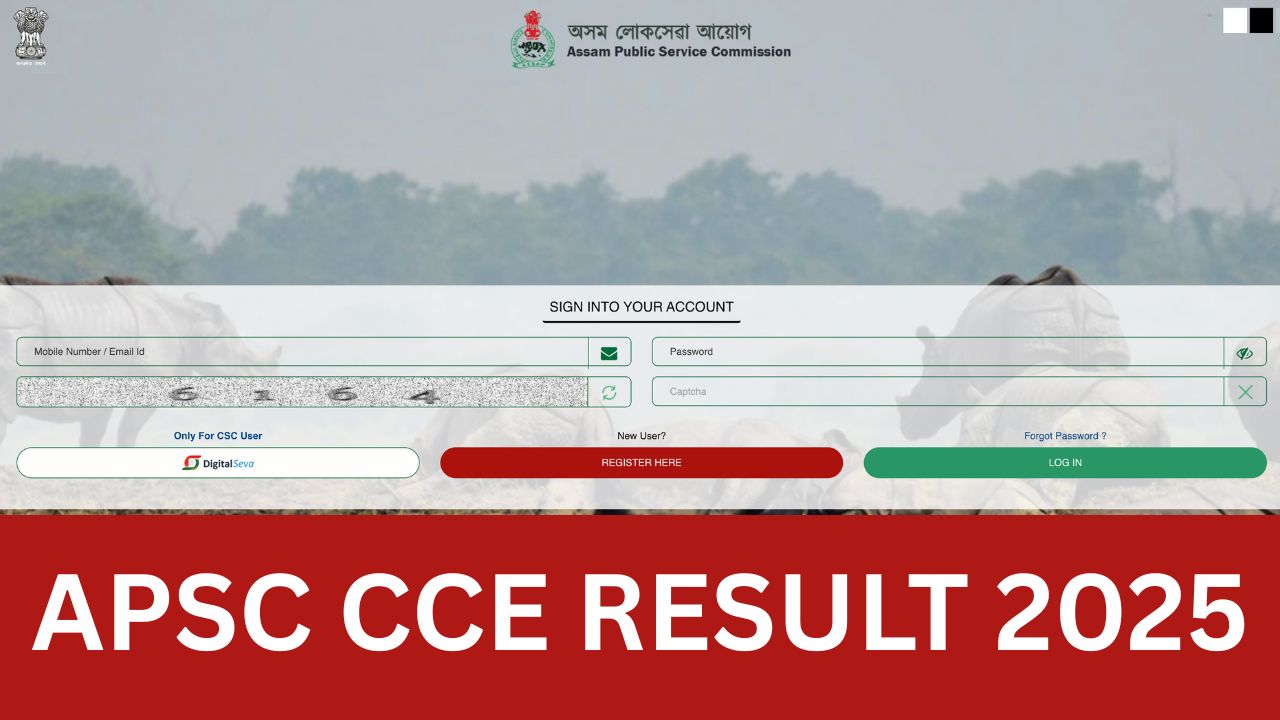 APSC CCE Result 2025, Cut Off, Scorecard