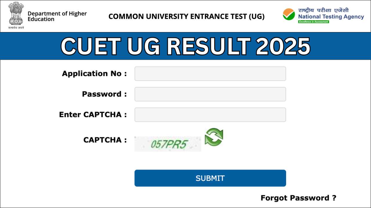 CUET UG Result 2025