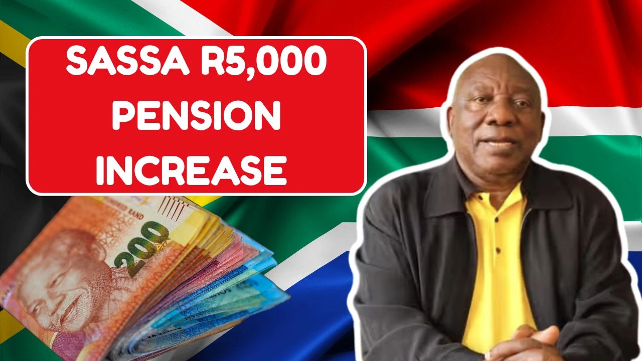 ⁠SASSA R5,000 Pension Increase 2025: How To Claim